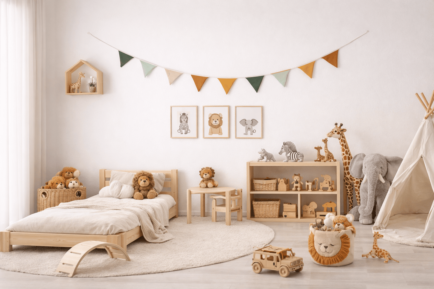 Guirnalda infantil Safari 🦁 - MINIPIU