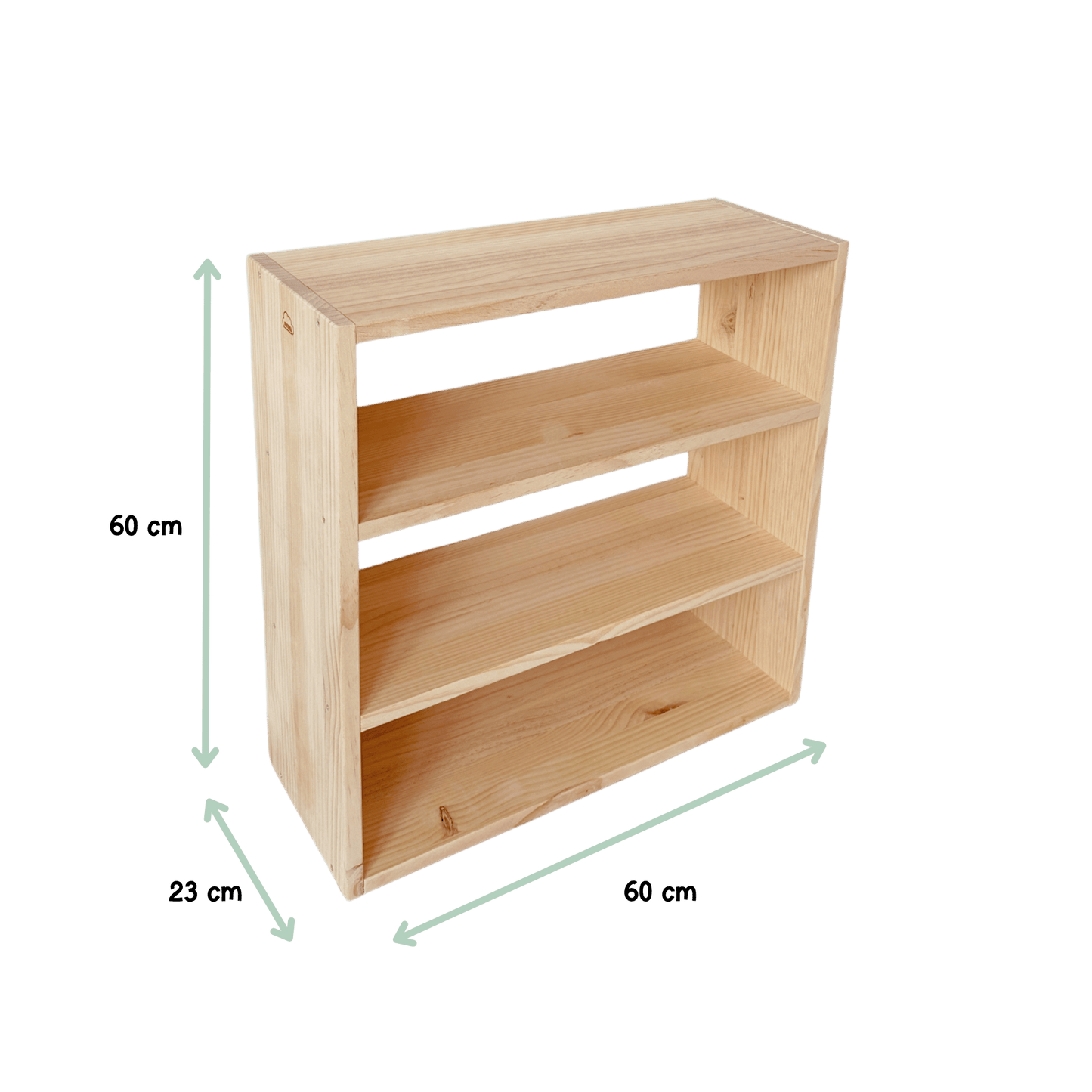 Estantería Montesori Infantil 4 estantes Essential 60 x 60 cm - MINIPIU