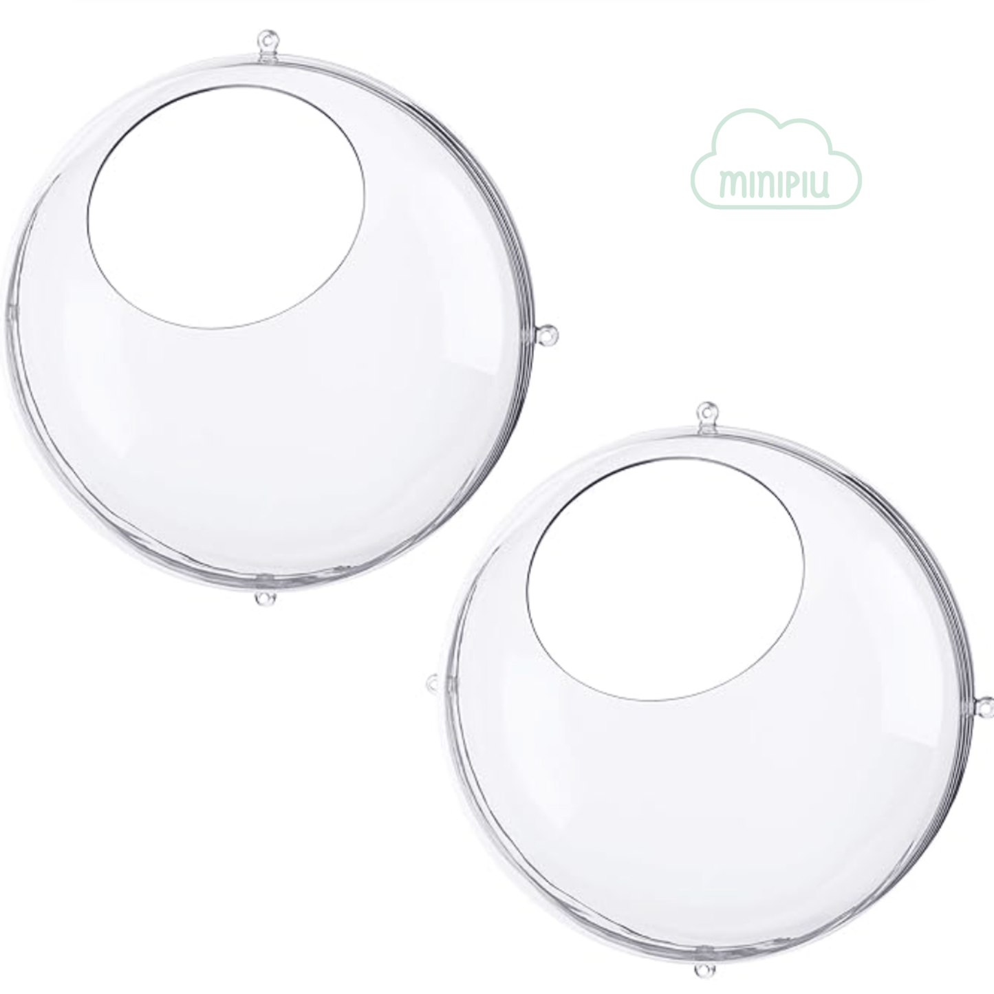 Semi esferas colgantes (Sólo plástico) - MINIPIU