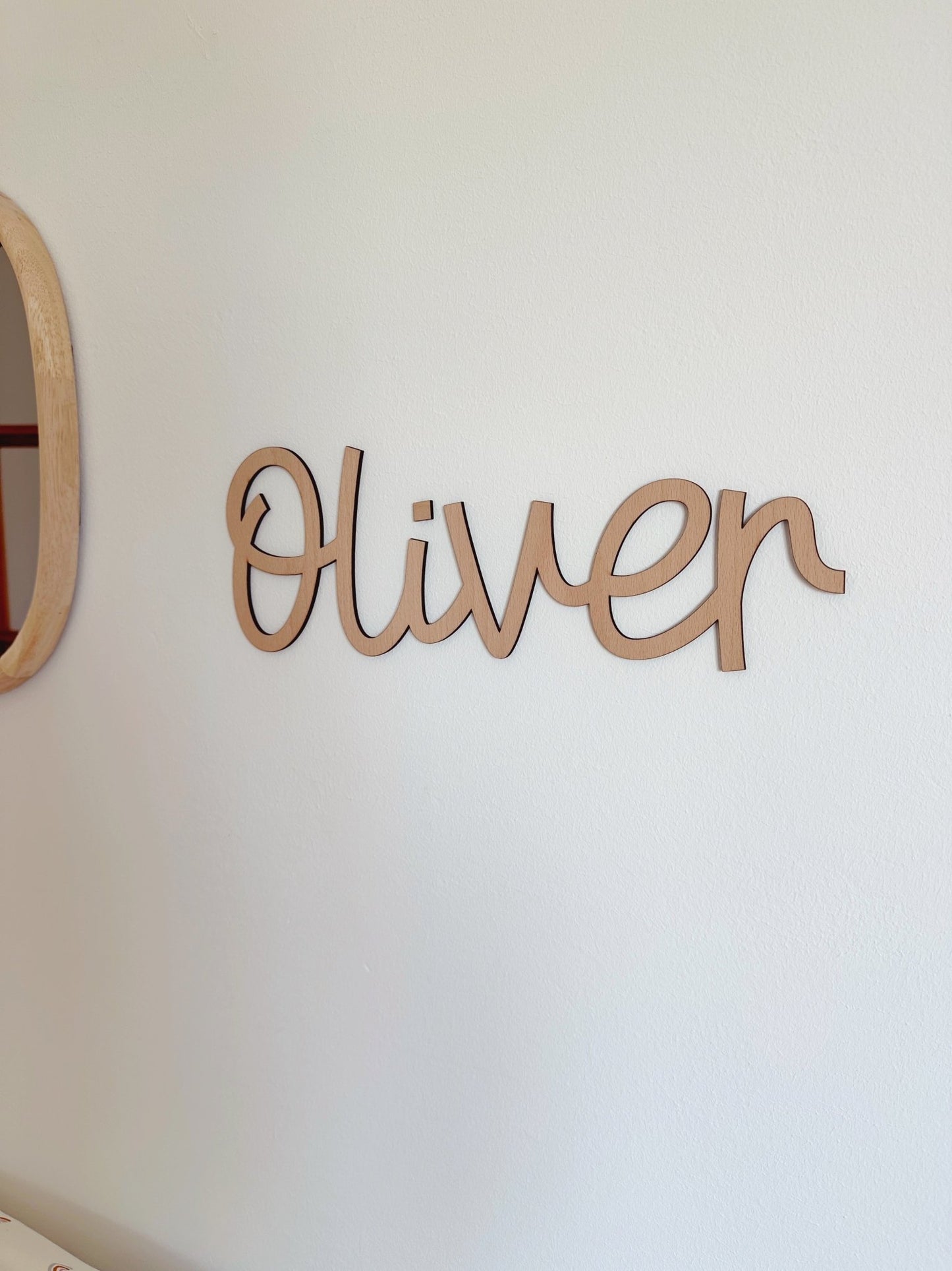 Nombre o palabra en madera de haya - MINIPIU