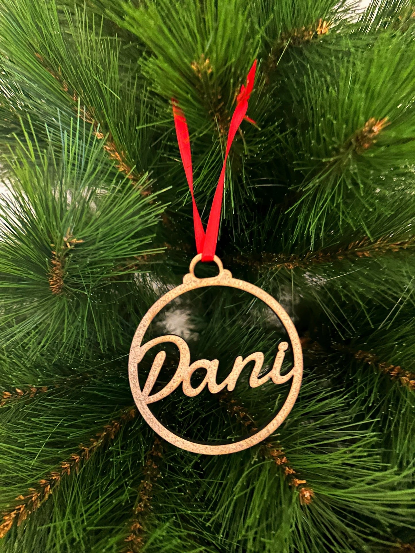 Adorno bola Navidad con nombre - MINIPIU