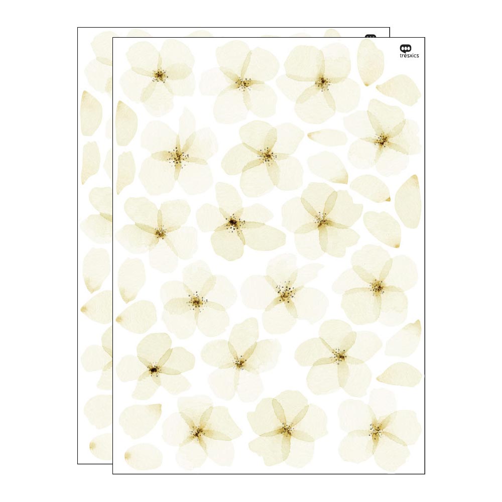 Adhesivo flores del cerezo en acuarela - MINIPIU