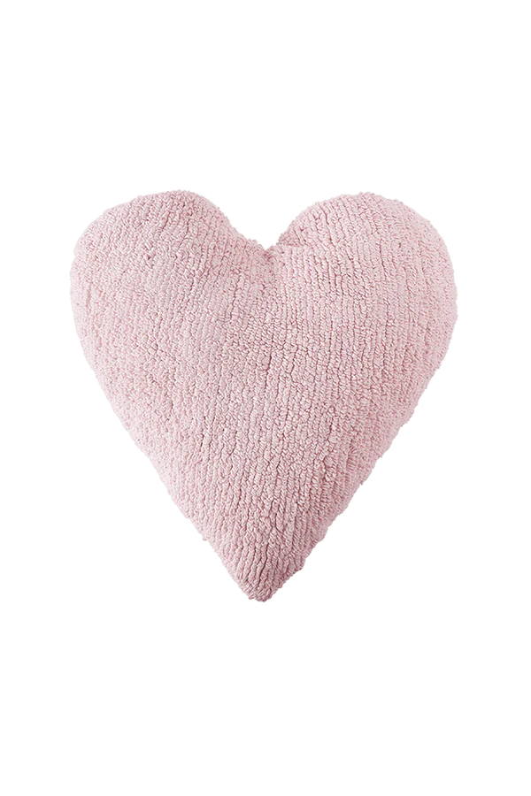 Cojín lactancia con funda 100 algodón corazones rosados TINY FRIEND