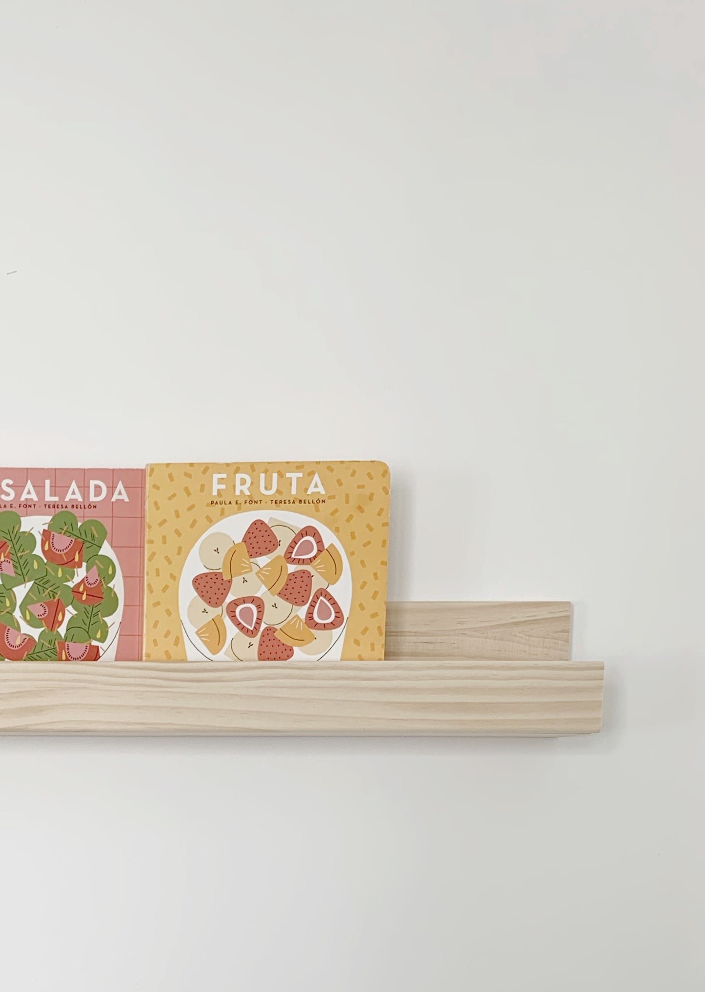 Estantes flotantes lisos de madera maciza - MINIPIU