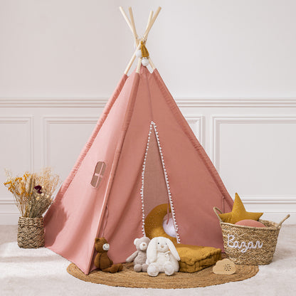 Terracotta teepee tent