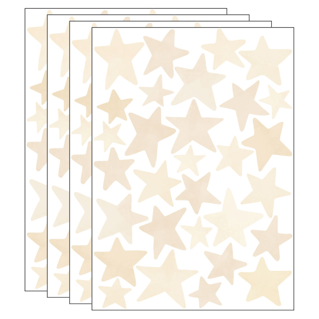 Vinilo adhesivo estrellas acuarela - MINIPIU