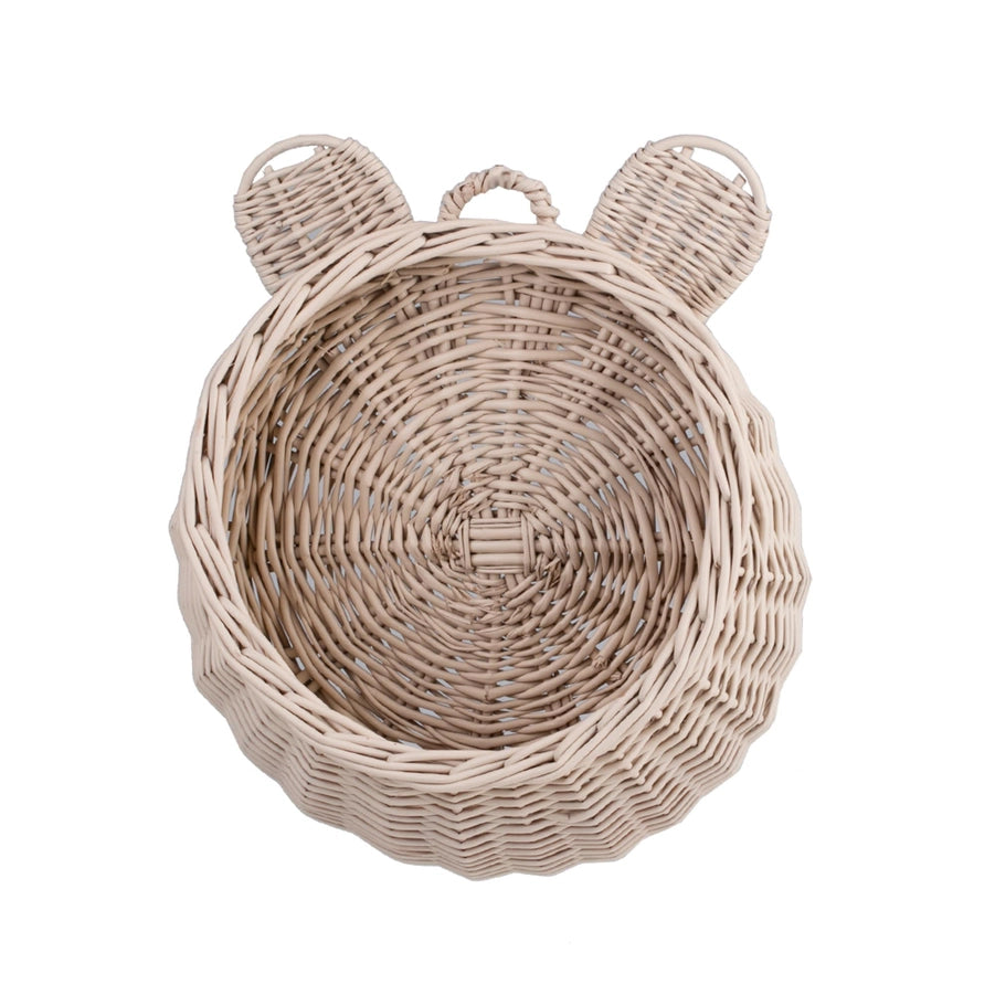 Cesta de Mimbre para Colgar "Oso" Ø27 cm