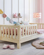 Cama montessori ALMERÍA natural de pino macizo - MINIPIU