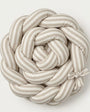 Trenza Protectora de Cuna y Cama Artesanal - Raya Natural - MINIPIU
