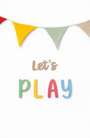 Letras de pared “LET’S PLAY!” - MINIPIU
