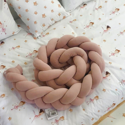Trenza Protector de Cuna 210cm ROSA - MINIPIU