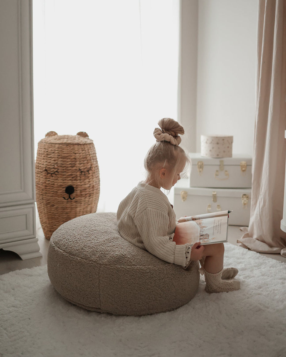 Puff Ottoman Beige