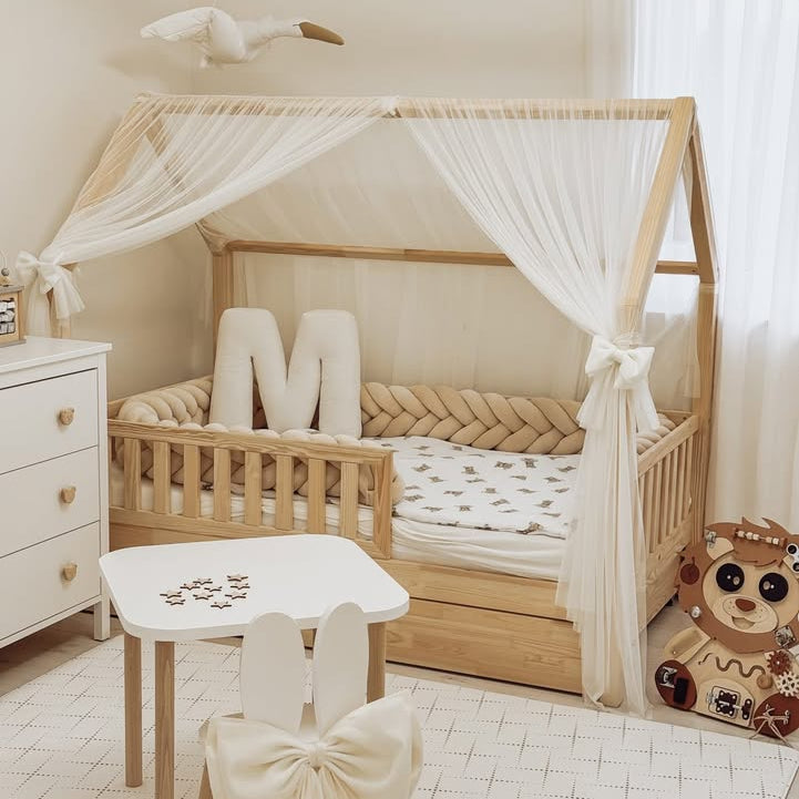 Cama casita montessori con cajón A CORUÑA · A MEDIDA - MINIPIU