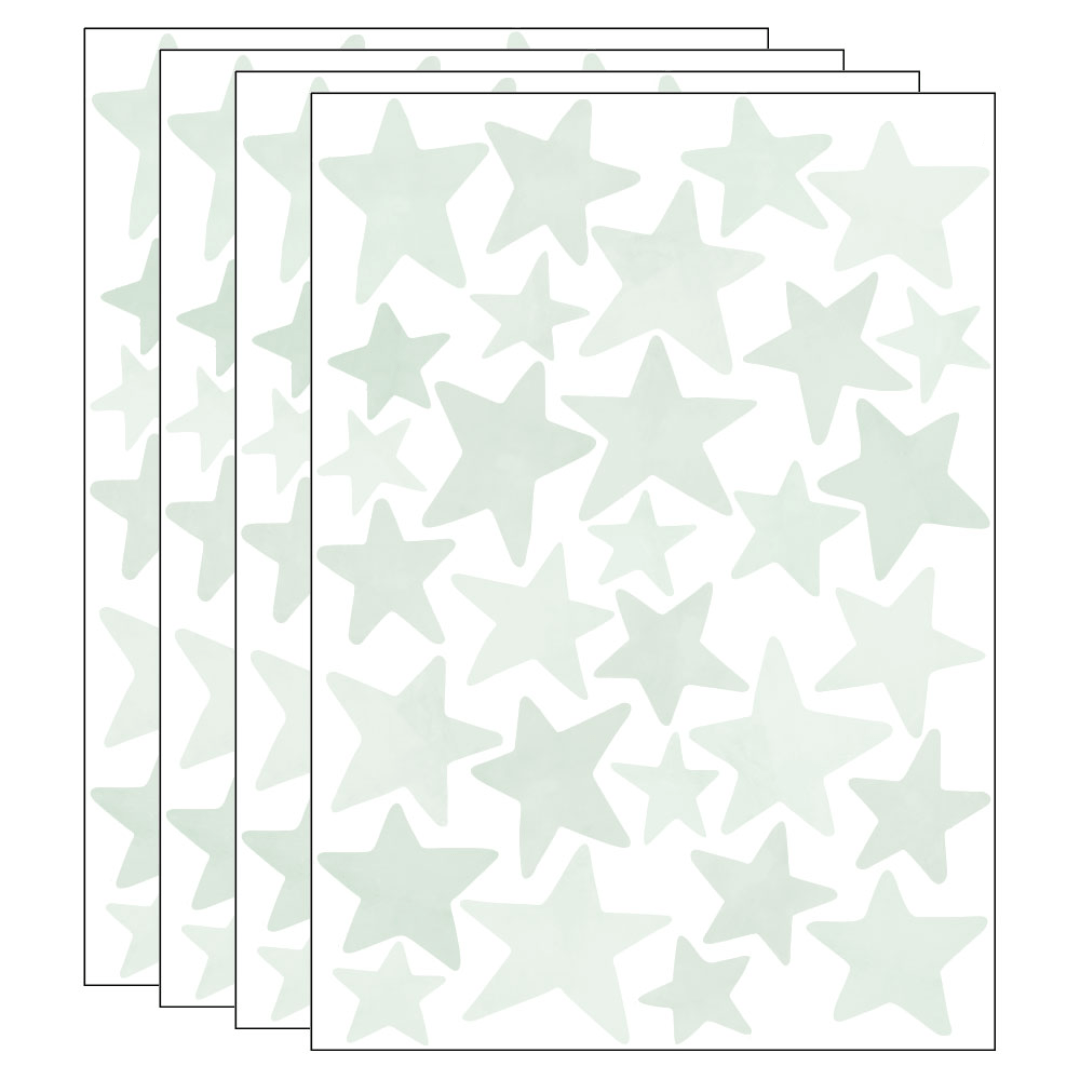 Vinilo adhesivo estrellas acuarela - MINIPIU