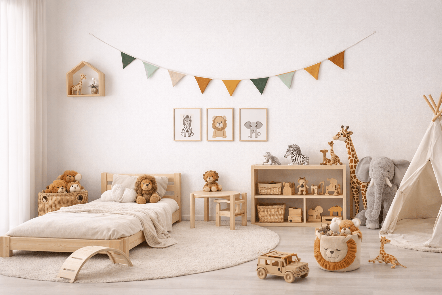 Guirnalda infantil Safari 🦁 - MINIPIU