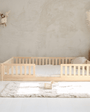 Cama montessori ZAMORA 140 x 190 de pino macizo - MINIPIU