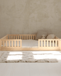 Cama montessori ZAMORA 140 x 190 de pino macizo - MINIPIU