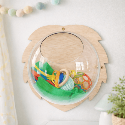 Semi esferas colgantes de madera en forma de animales - MINIPIU