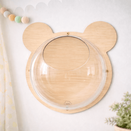 Semi esferas colgantes de madera en forma de animales - MINIPIU