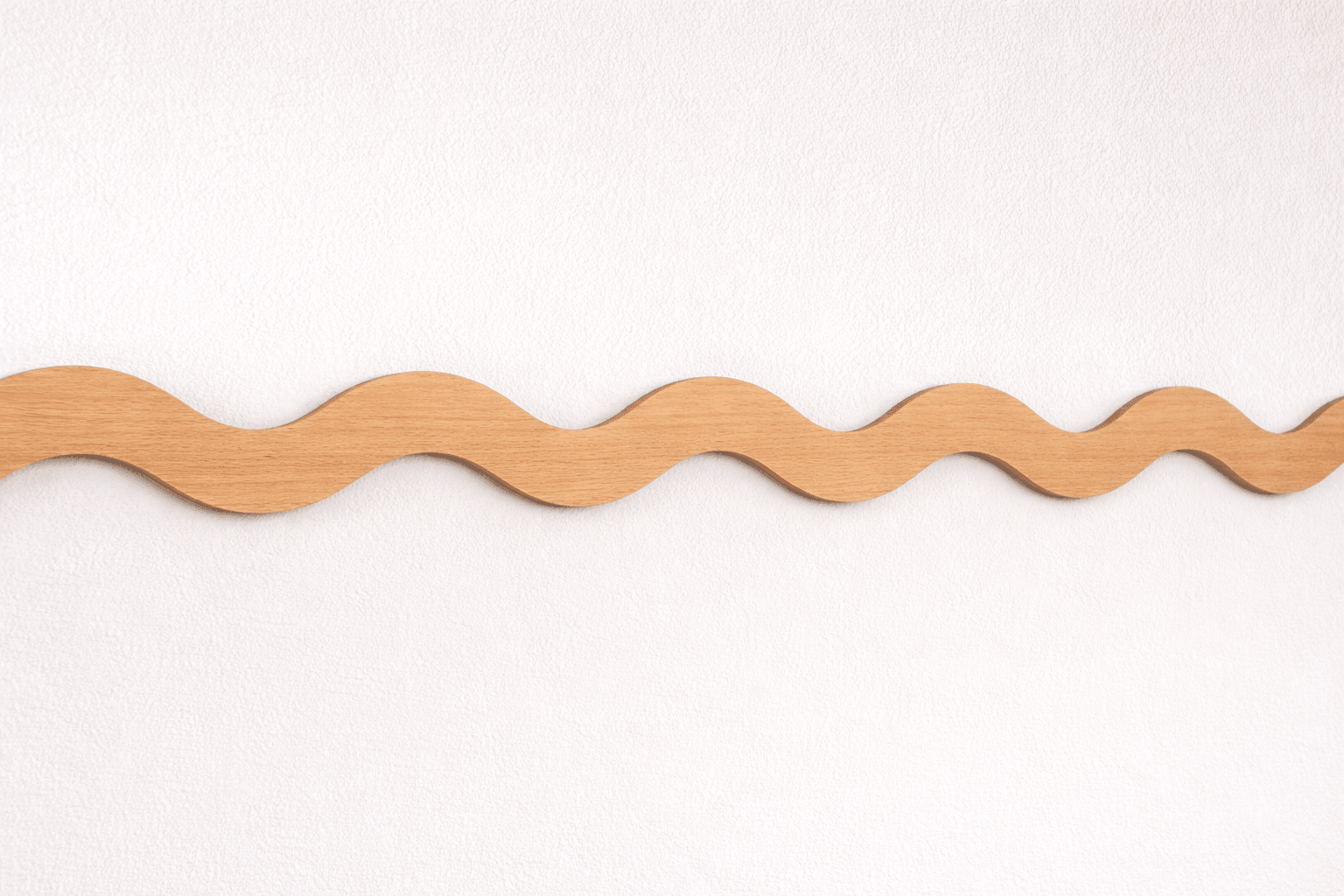 Cornisa de Madera Olas - Haya Natural - MINIPIU