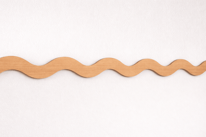 Cornisa de Madera Olas - Haya Natural - MINIPIU