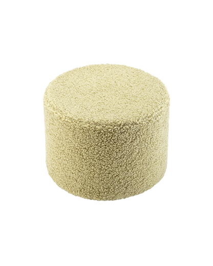 Runder Matcha-Pouffe