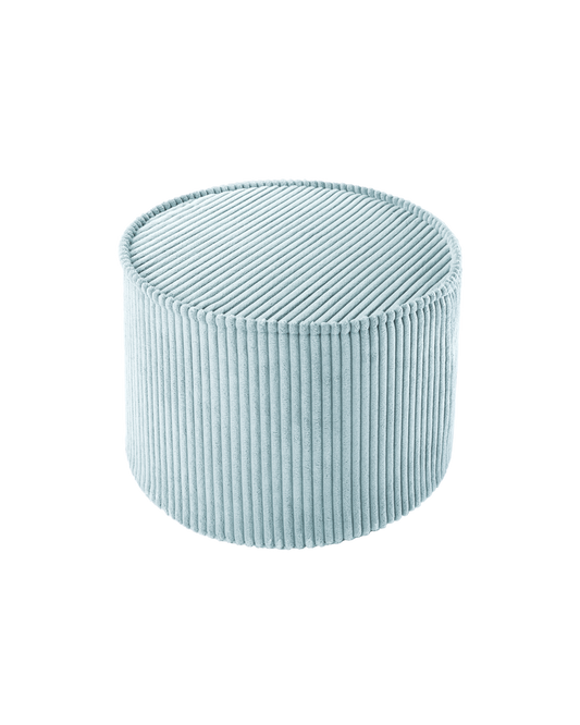 Mint round pouf