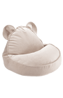 Puff infantil osito color Beige suave