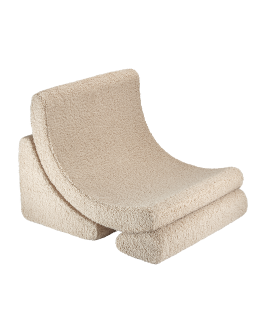 Beige moon seat