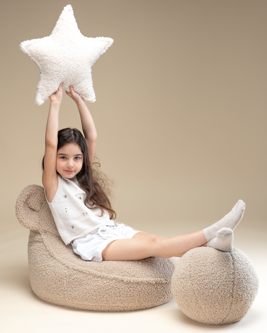 Pouf orsetto beige