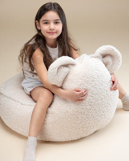 Ours en peluche blanc