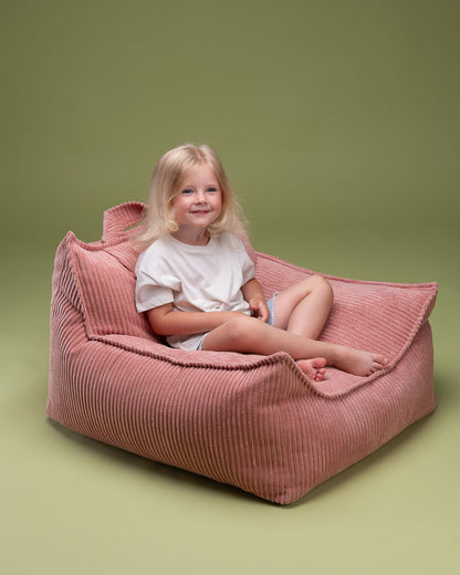 Puff asiento rosa