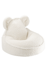 Puff infantil osito color Blanco