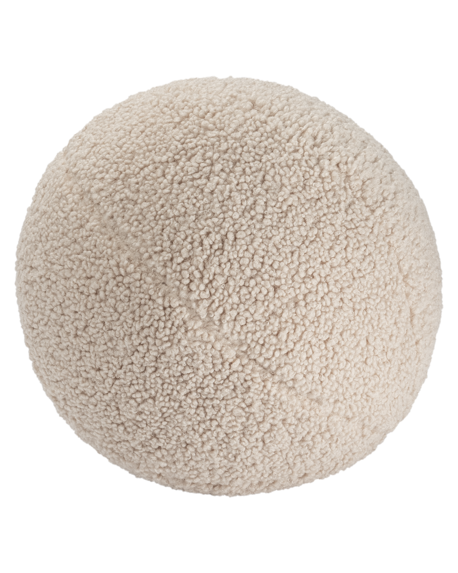 Cojín pelota beige