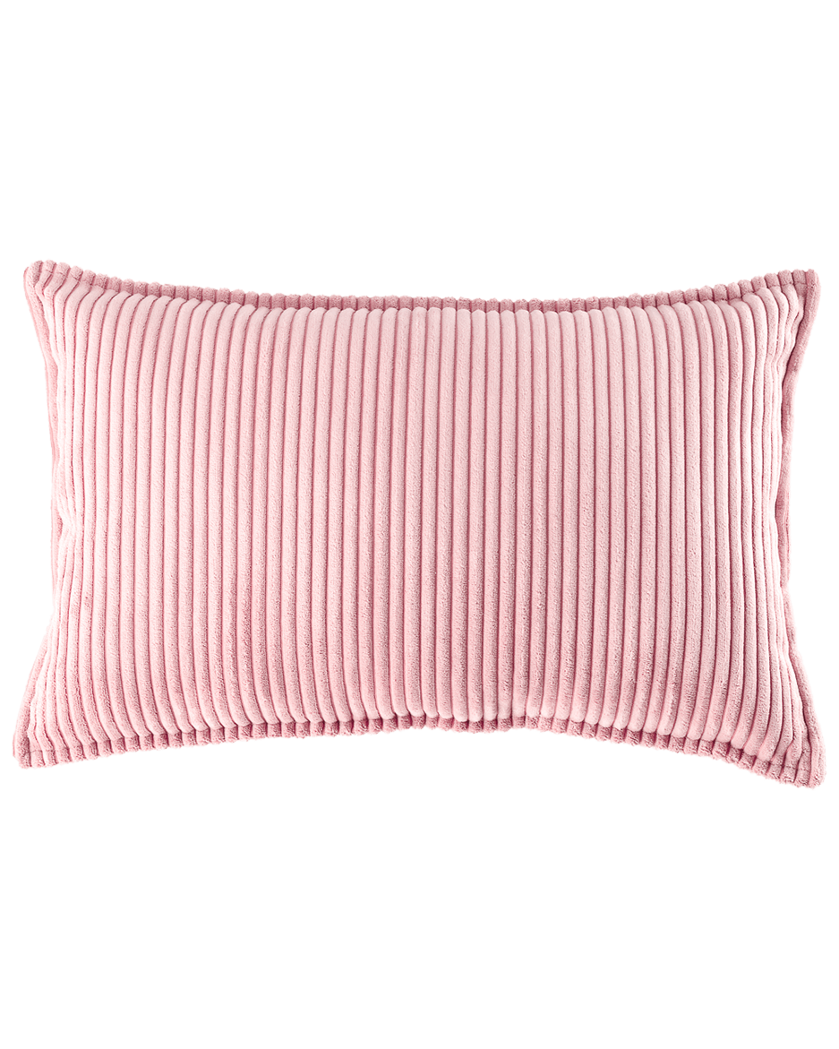 Pink rectangular cushion