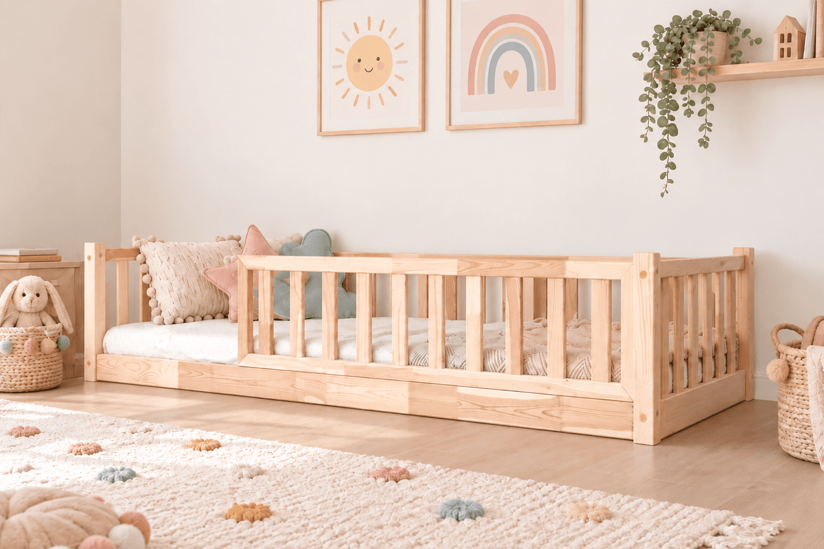 Cama Montessori evolutiva NAVARRA 105 x 190 cm - MINIPIU