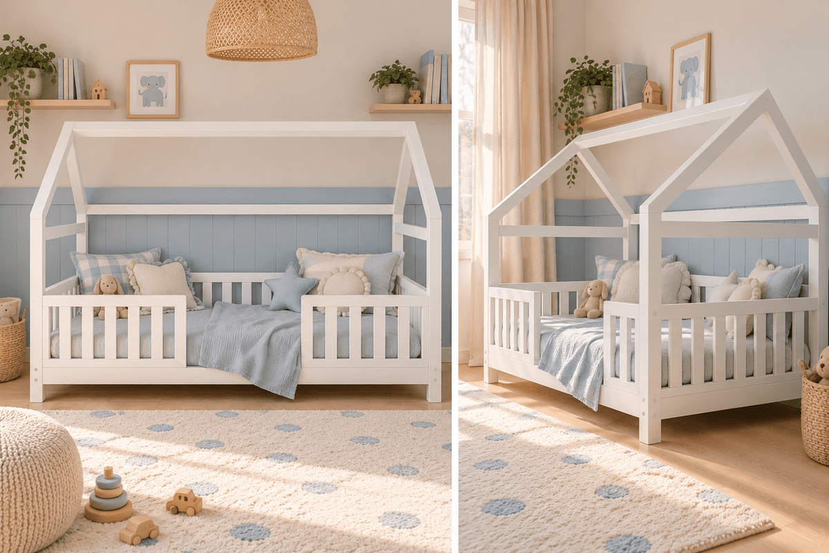 Cama casita evolutiva ÁVILA 105 x 190 cm - MINIPIU