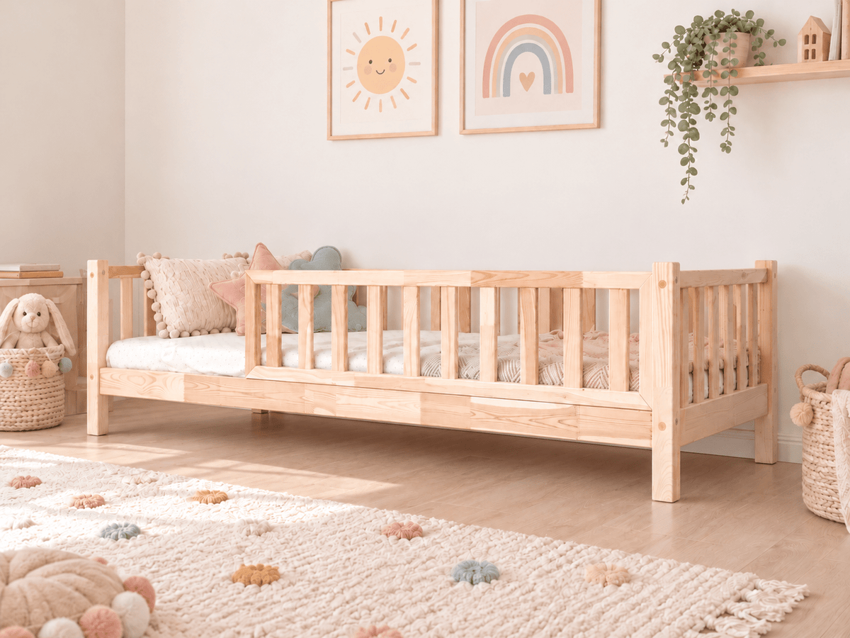 Cama Montessori evolutiva NAVARRA 105 x 190 cm - MINIPIU