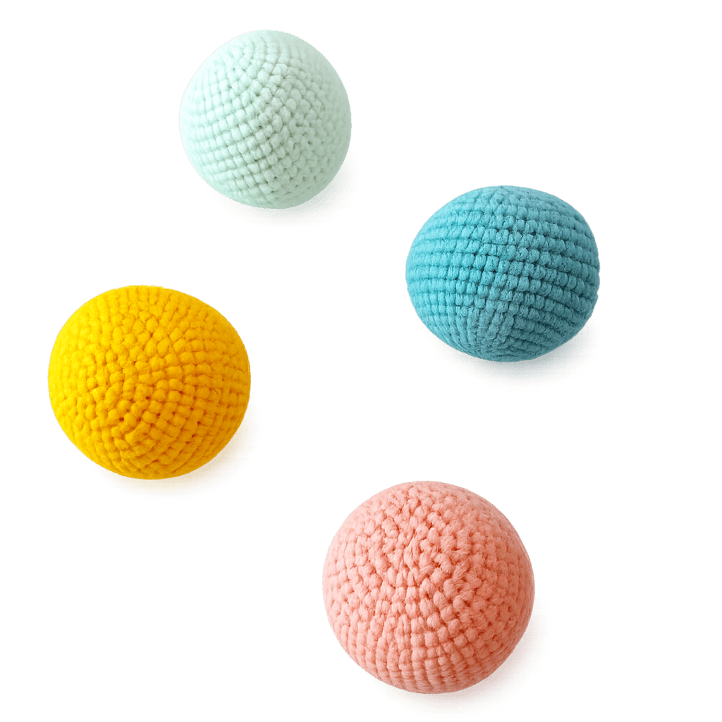 Pelota Sonajero Crochet - MINIPIU
