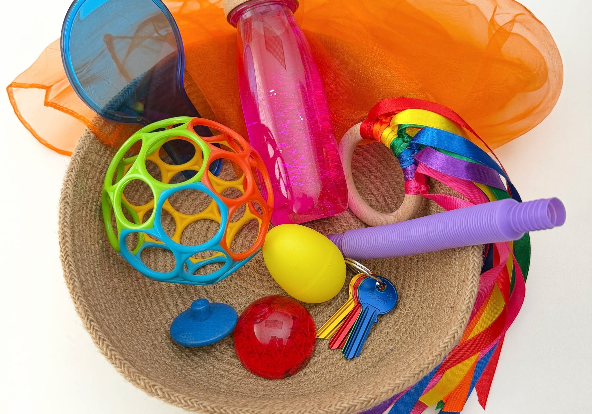 Cesto de los tesoros sensorial Waldorf - MINIPIU