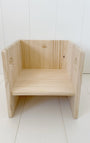Silla y escritorio evolutivo 3 posiciones de madera maciza - MINIPIU