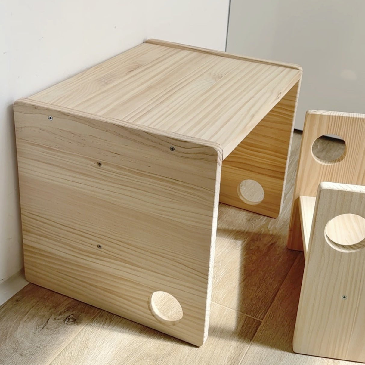 Silla y escritorio evolutivo 3 posiciones de madera maciza - MINIPIU