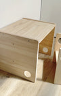 Silla y escritorio evolutivo 3 posiciones de madera maciza - MINIPIU