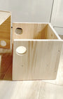 Silla y escritorio evolutivo 3 posiciones de madera maciza - MINIPIU