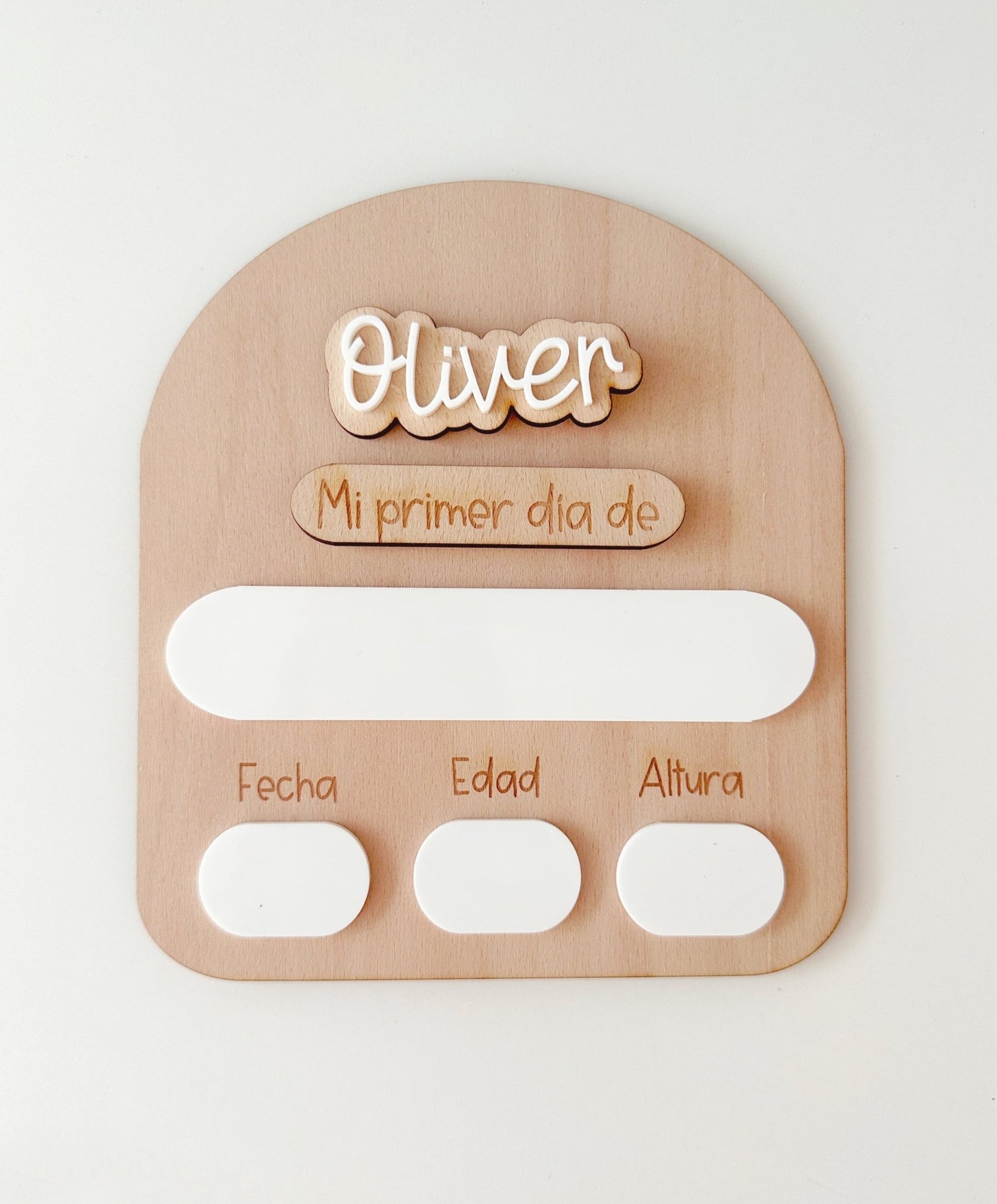 Placa mi primer/último día cole - MINIPIU