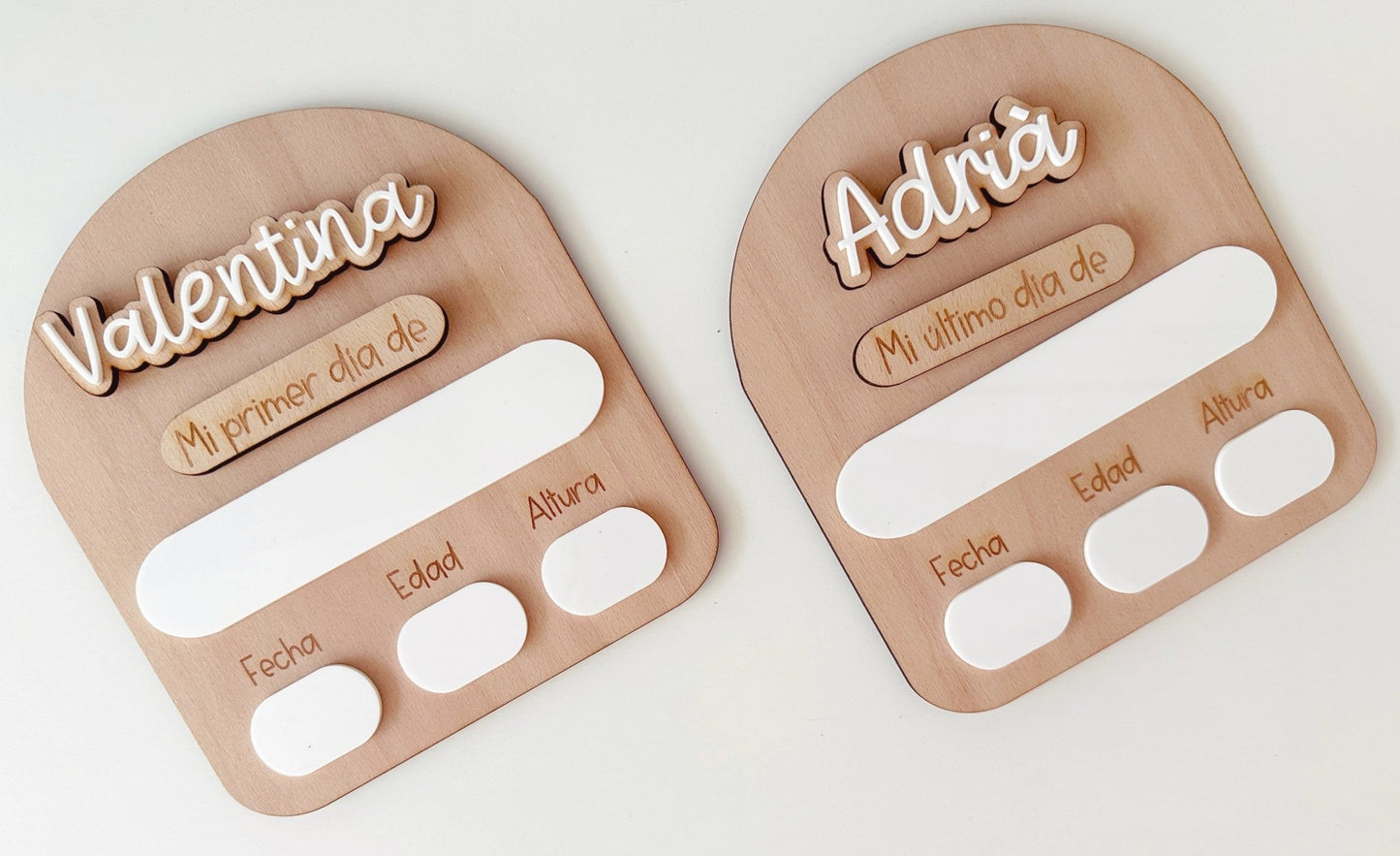 Placa mi primer/último día cole - MINIPIU