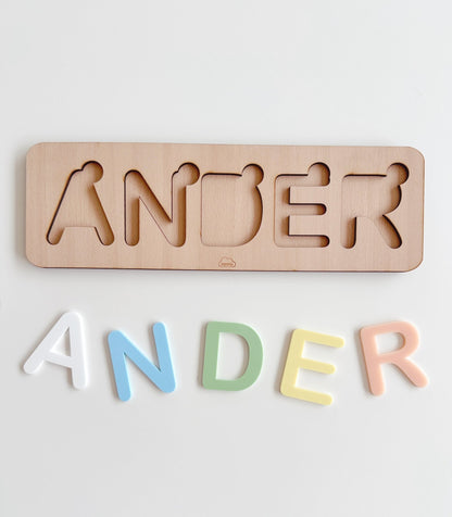 Nombre encajable personalizado de madera - MINIPIU