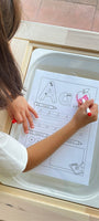 Tablero transparente para mesa sensorial ikea - MINIPIU