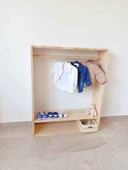 Armario Montessori Essential de madera maciza - MINIPIU