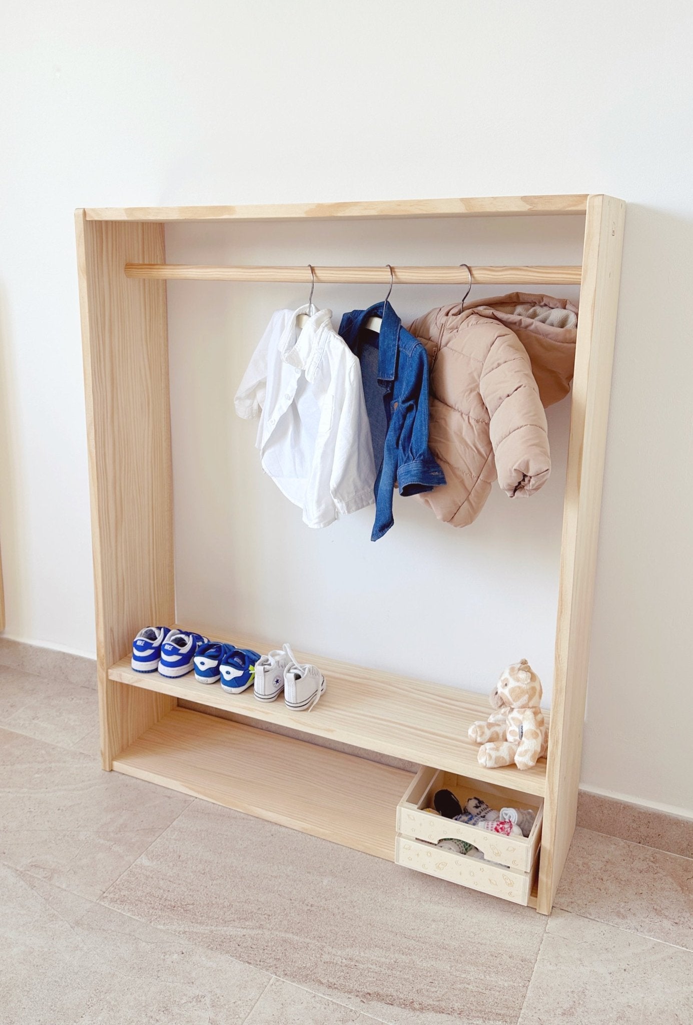 Armario Montessori Essential de madera maciza - MINIPIU